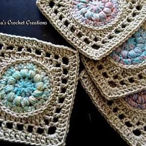 All-Together Square |Crochet Square Pattern | Crochet Square | Puff Stitch | Nana&#39;s Crochet Creations | Baby Blanket