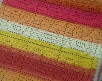 Rubber Duckies Filet Crochet Blanket Pattern (PDF Download)