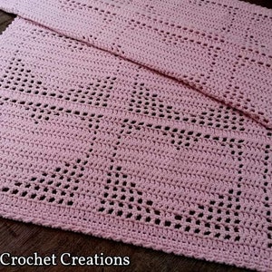 Where Is The Love Blanket | Filet Crochet Blanket Pattern | Crochet Pattern | Blanket Pattern | Filet Hearts | Hearts