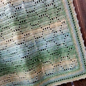 Sweet As Can Bee Blanket Crochet Pattern: Filet Honeycomb (PDF Pattern) image 10