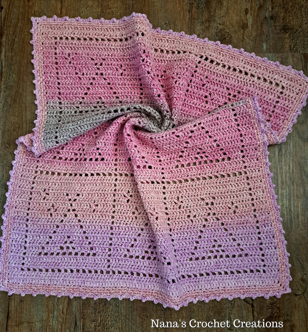Tepee Pattern TWINKLE TIME Tepee Baby Blanket Crochet Pattern | Filet Tepee Design ...
