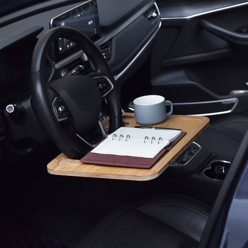 Steering Wheel Tray Car Steering Wheel Desk Car Table Etsy