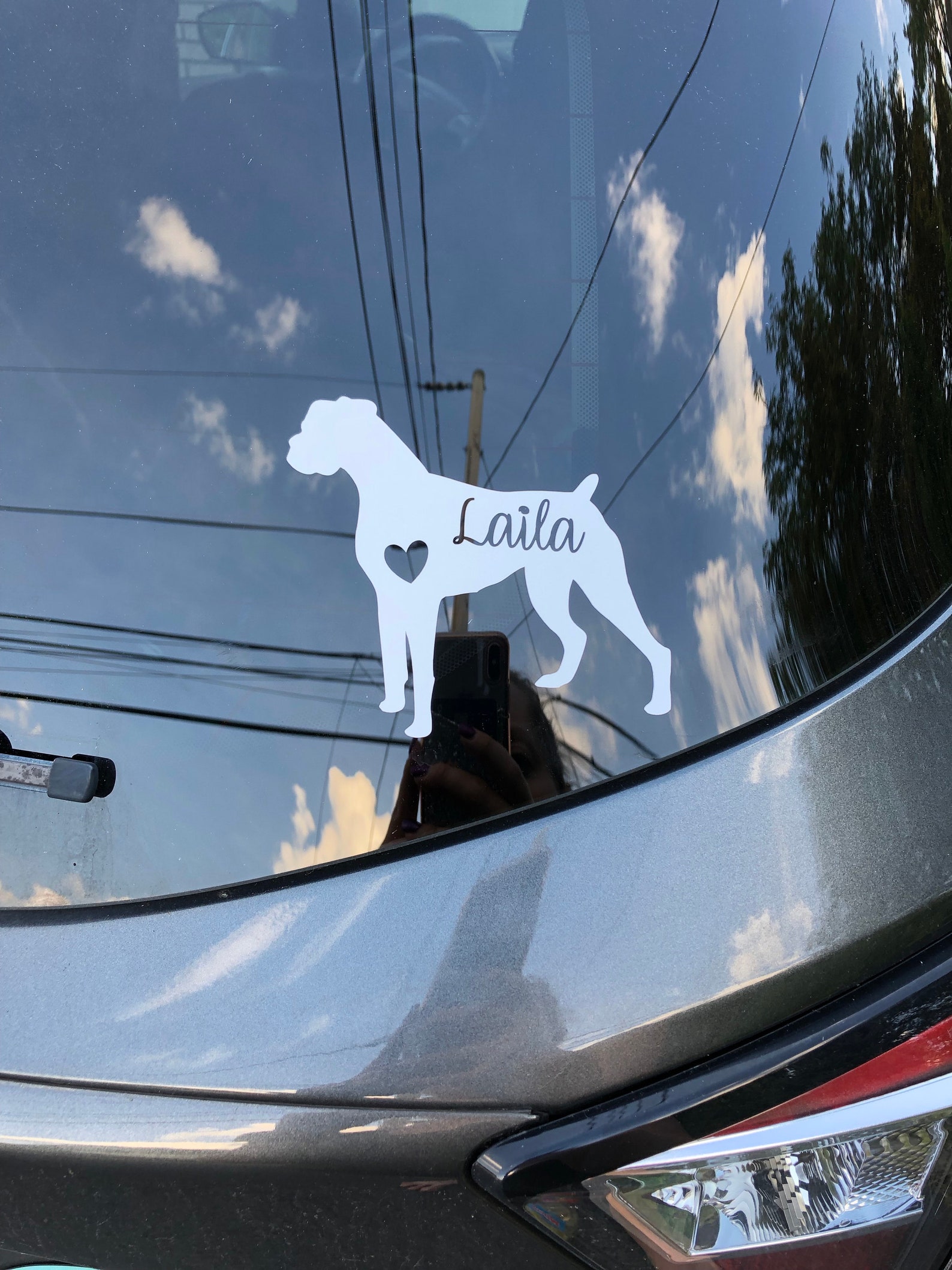 Custom Dog Decals Personalized Dog Decals Dog Decals Car Etsy