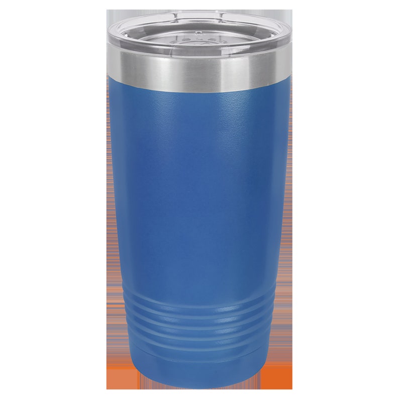 Great Dane MomStainless Steel mug, fun tumbler laser Engraved Cup Powder Blue Polar Camel 20 oz insulated tumbler w/Clear Lid Blue