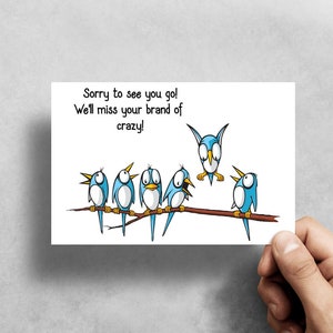 Funny Coworker Leaving Card, Coworker Going Away, From Group, Gift for new Job or retirement