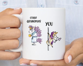 Funny Grandma Unicorn Coffee Mug, Gift for Grandmother