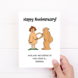 Funny Anniversary Card For Couple, Parents Anniversary Gift, Funny Cards, Mature Humor, Anniversary Card For Parents