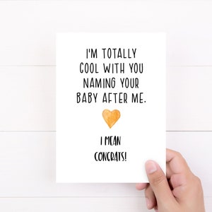 Congratulations Baby Card, Funny Baby Greeting Card, New Parents Gift, Baby Shower Card, New Baby Card