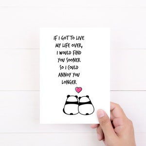 Funny Cards, Romantic Anniversary Card, Dating Gift for him or her, Soulmate Relationship Birthday Card