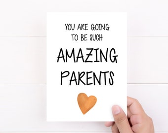 Adoption Card, Adoption Gift, You Are Going To Be Such Amazing Parents, New Baby Card