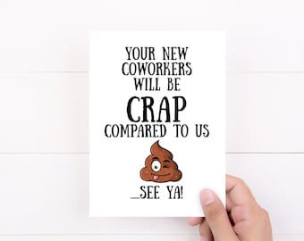 Coworker Leaving Card, Co-worker Going Away Card, Card for Coworker, Co-worker Leaving Gift