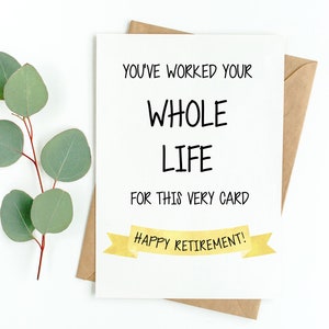 Happy Retirement Card, Funny Cards, Retirement Gift bild 3