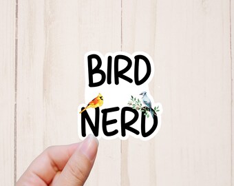 Bird Nerd Sticker, Bird Watching Sticker