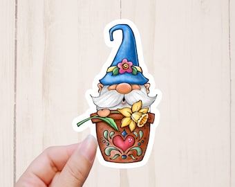 Gnome Sticker, Trendy Stickers, Journal Sticker, Aesthetic Stickers