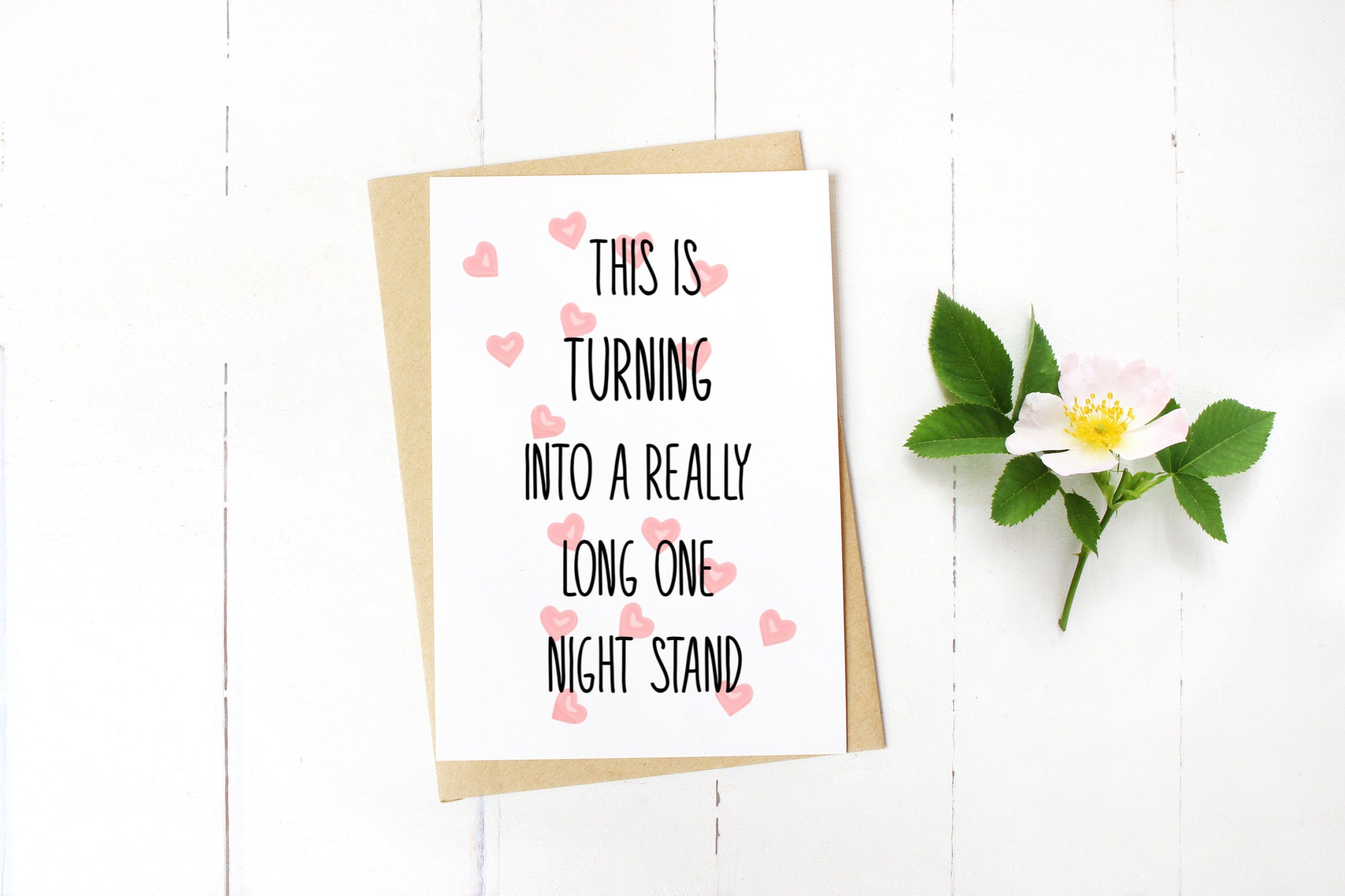 Funny Anniversary Card, Valentine's Day, One Year Dating Card for ...