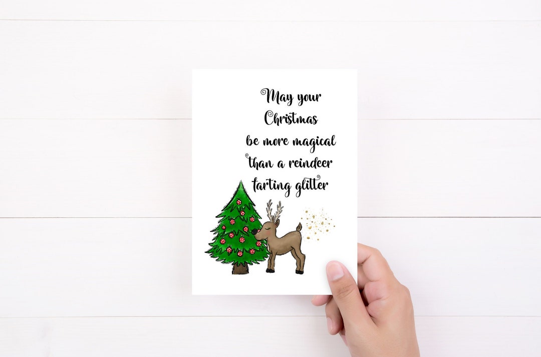 Funny Christmas Cards, Fart Jokes, Best Friend Holiday Greeting