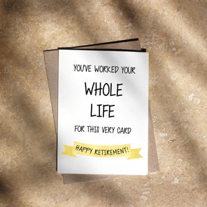 Happy Retirement Card, Funny Cards, Retirement Gift bild 9