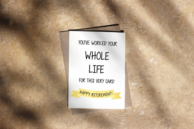 Happy Retirement Card, Funny Cards, Retirement Gift bild 9