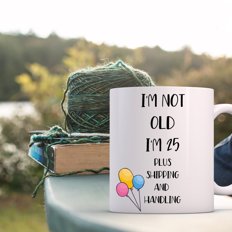 Funny Old Age Coffee Mug Gag Gift Over the Hill Cup Etsy