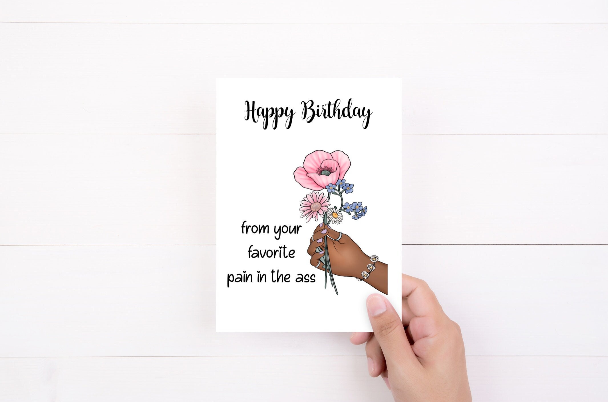 Funny Cards Happy Birthday From Your Favorite Pain in pic