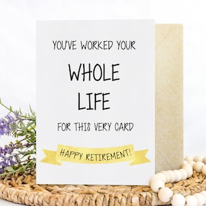 Happy Retirement Card, Funny Cards, Retirement Gift bild 6