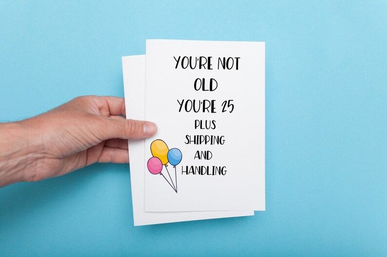 Funny Birthday Card, Aging Humor Card, Happy Birthday Card, Humorous Getting Older Bday Card image 5