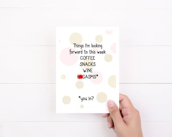 Anniversaire Cartes, Anniversaire Fellation, Drôle Cartes, Nouveauté Cartes, Blague Carte, Girlfriend Cartes, Anniversaire Cartes Pour Femme, Carte De