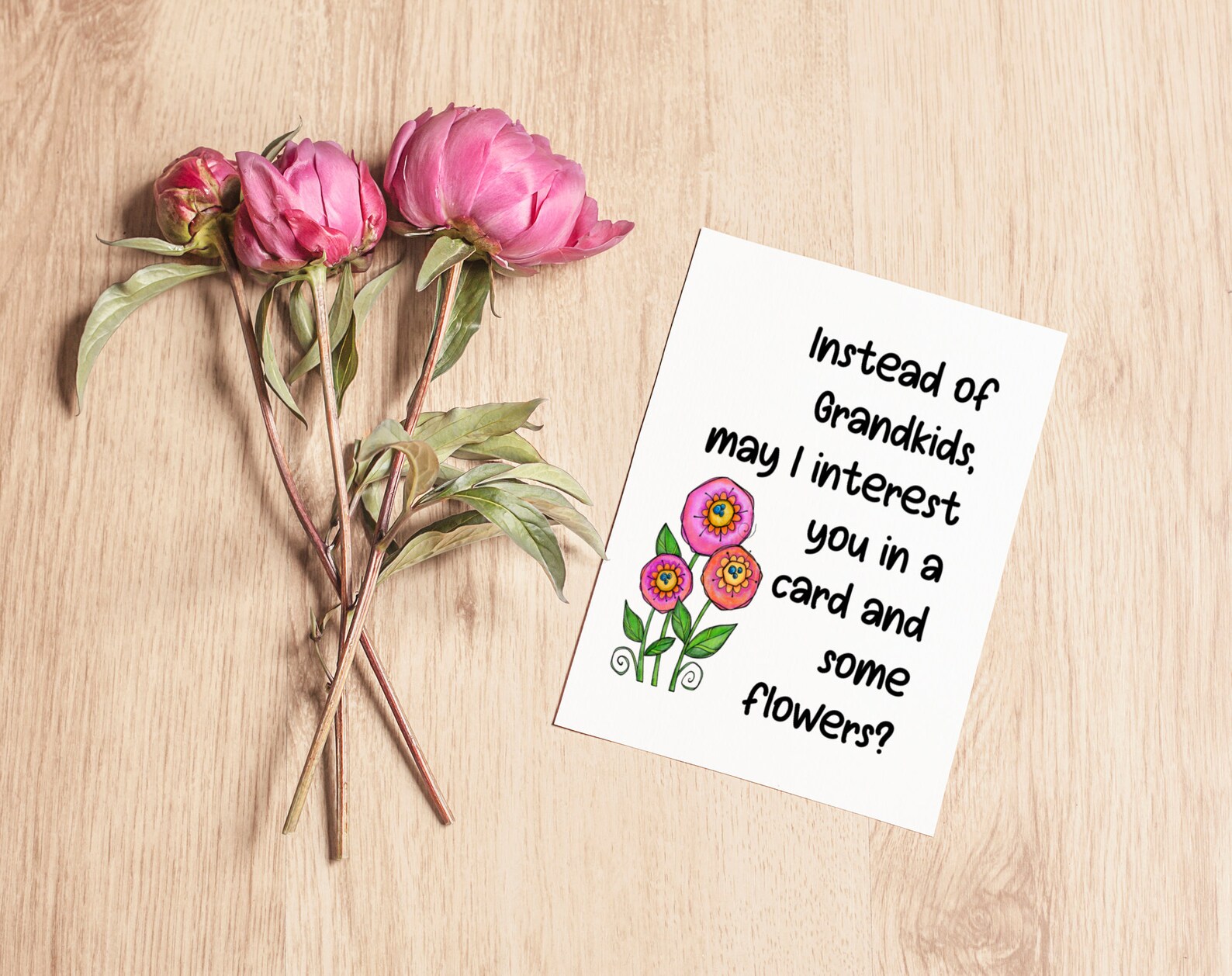 Funny Mothers Day Card, Mom Birthday Card From Daughter, Instead of ...