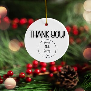 Don't be a Twatwaffle Ornament, Funny Friend Ornament, Rude Ornaments, Mature Adult Humor image 10