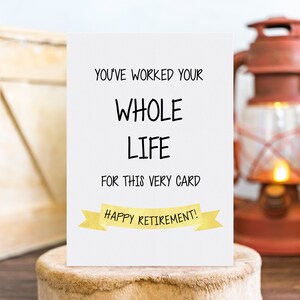 Happy Retirement Card, Funny Cards, Retirement Gift bild 8