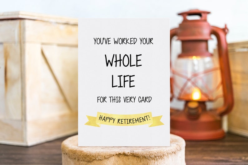 Happy Retirement Card, Funny Cards, Retirement Gift bild 8