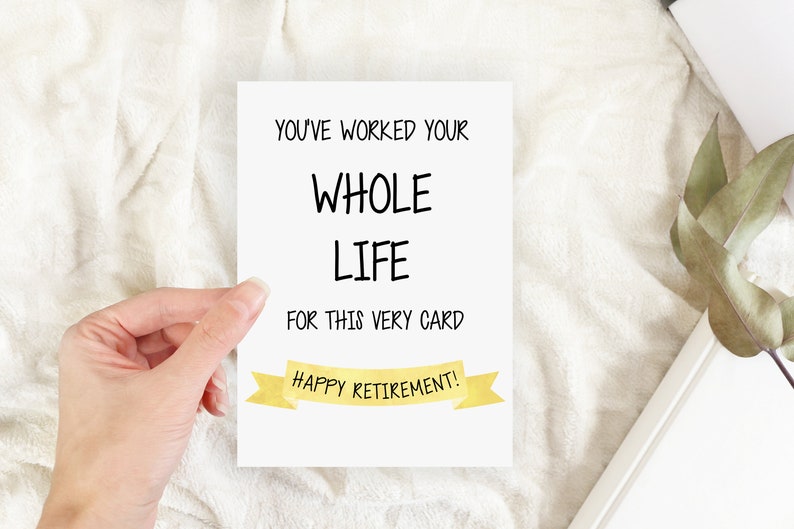 Happy Retirement Card, Funny Cards, Retirement Gift bild 7
