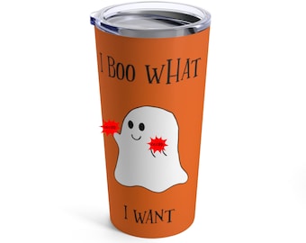 Vaso de Halloween, Vasos Divertidos, Taza de Viaje con Fantasma Adorable, Digo lo que Quiero, Taza de Halloween, Regalo de Halloween, Humor para Adultos Maduros, Fantasma Divertido