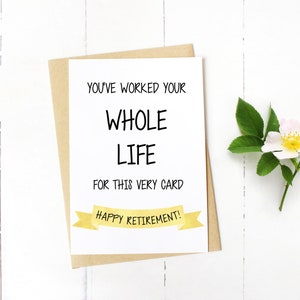 Happy Retirement Card, Funny Cards, Retirement Gift bild 10