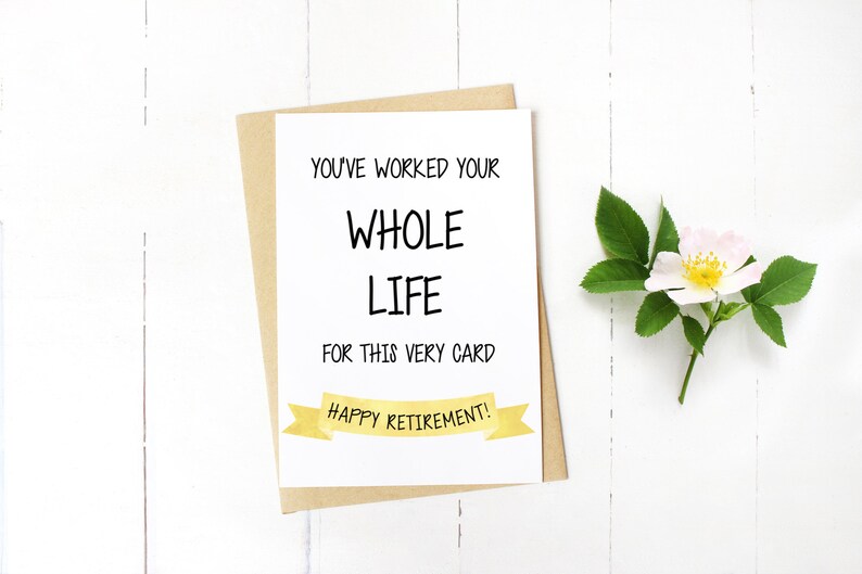 Happy Retirement Card, Funny Cards, Retirement Gift bild 10