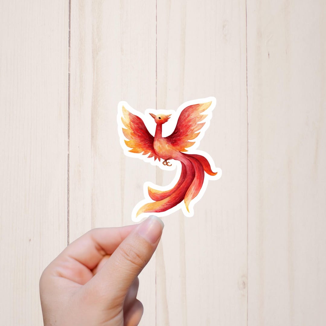 Phoenix Sticker, Phoenix Rising, Cool Stickers, Laptop Stickers - Etsy