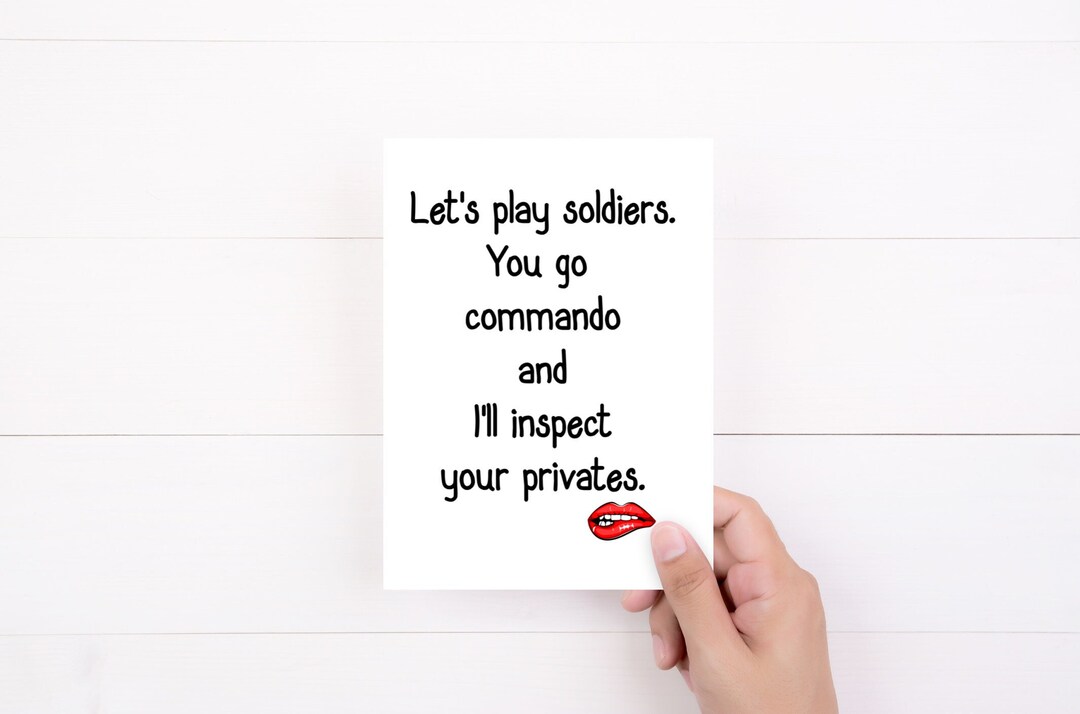 Funny Naughty Love Card, Flirty Humor for Boyfriend, for Girlfriend ...
