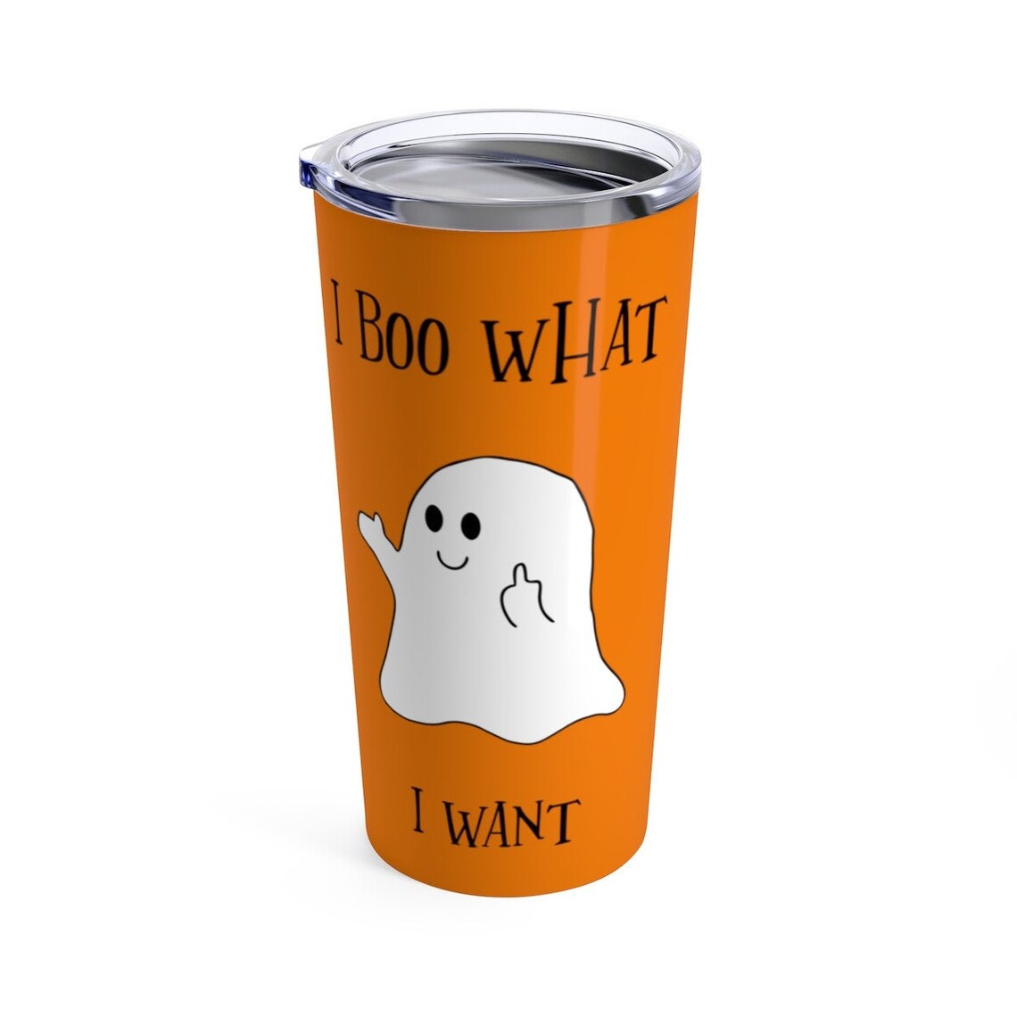 Halloween Tumbler Funny Tumblers Cute Ghost Travel Mug I Etsy