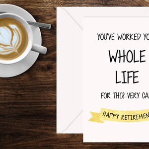 Happy Retirement Card, Funny Cards, Retirement Gift bild 5