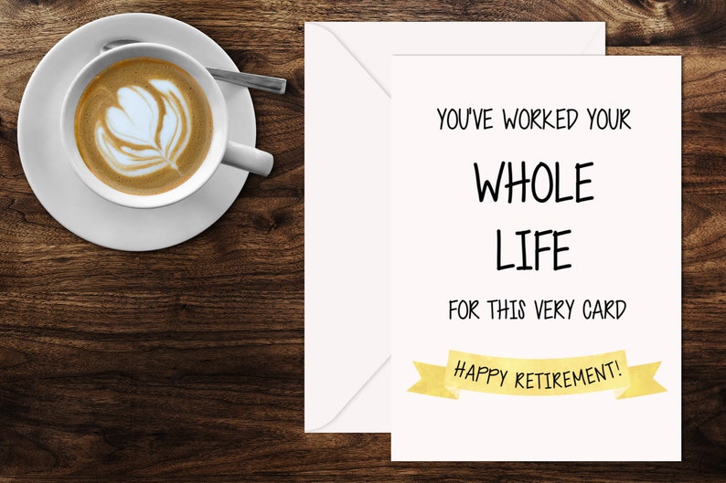 Happy Retirement Card, Funny Cards, Retirement Gift bild 5