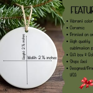 Don't be a Twatwaffle Ornament, Funny Friend Ornament, Rude Ornaments, Mature Adult Humor image 4