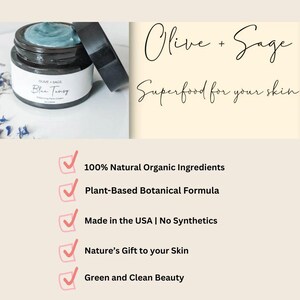 Olive + Sage organic skincare brand featuring plant-based botanical ingredients, natural face cream and clean beauty benefits