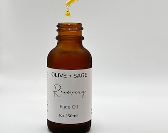 Recovery Face Oil for Sensitive Skin – Kalmerende biologische gezichtsolie met calendula en arnica