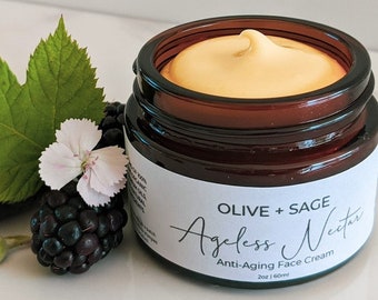 Organic | Ageless Nectar Face Cream | Smoothing | Plumping | Elasticity | Regenerating | Green Beauty | Non-Toxic