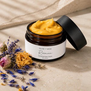 Organic Face Cream – Waterless Face Balm for Sensitive Skin
