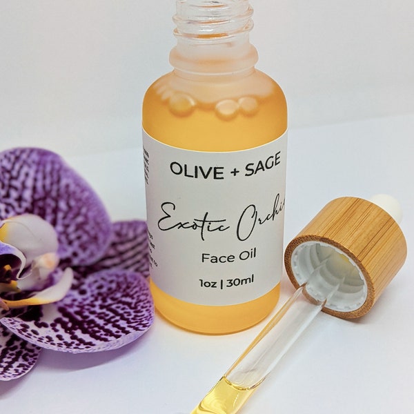 Exotic Orchid | Face Oil | Organic | Vegan | Essential Oils | Nourishing | Calming | Silky| Clean Beauty | Skincare