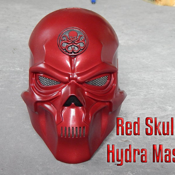 Red Hydra Mask para Cosplay Helmet Armor Producto físico