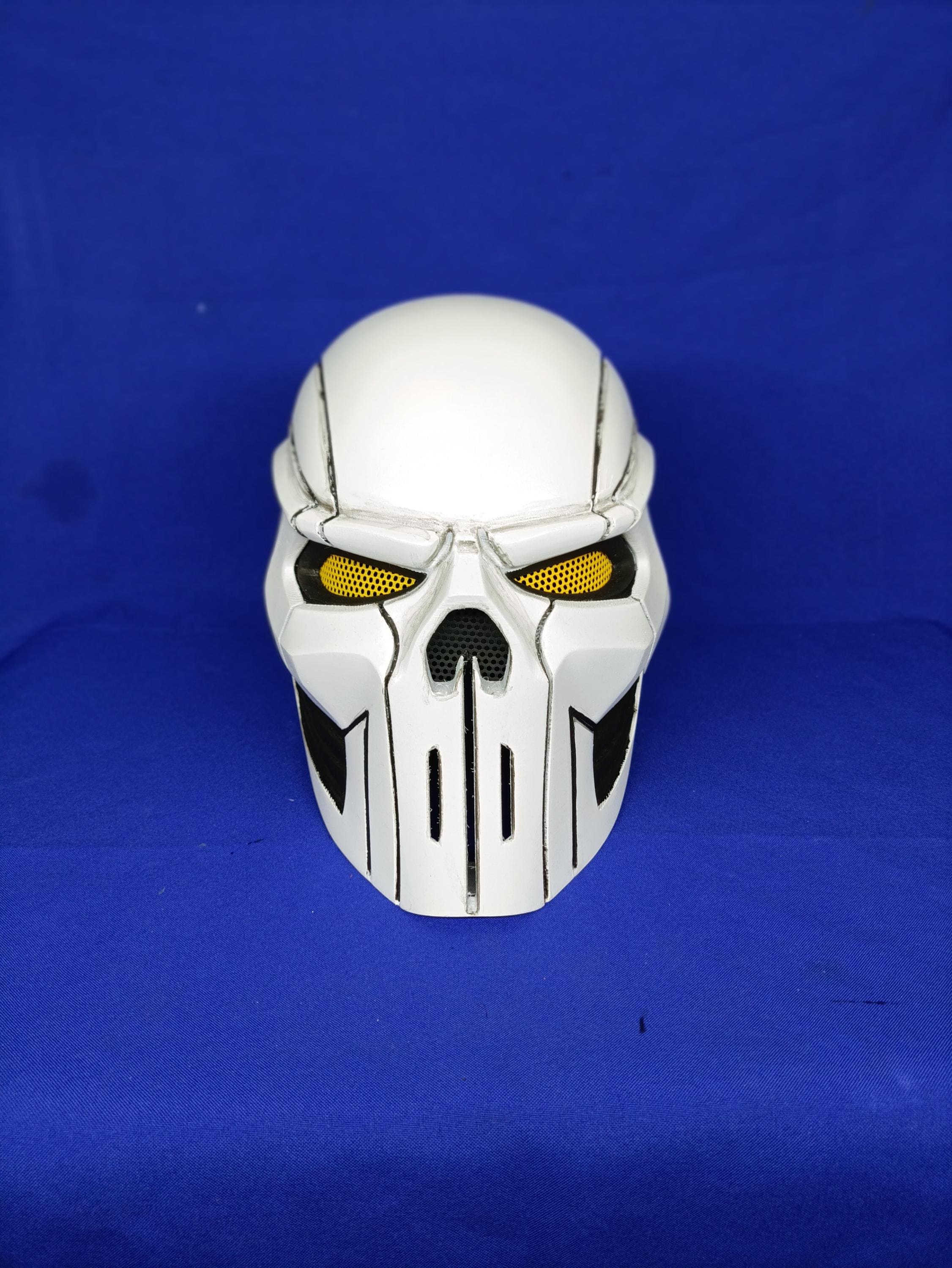 Taskmaster-inspired Skull Helmet – Tactical Cosplay Mask | White Sci-fi ...
