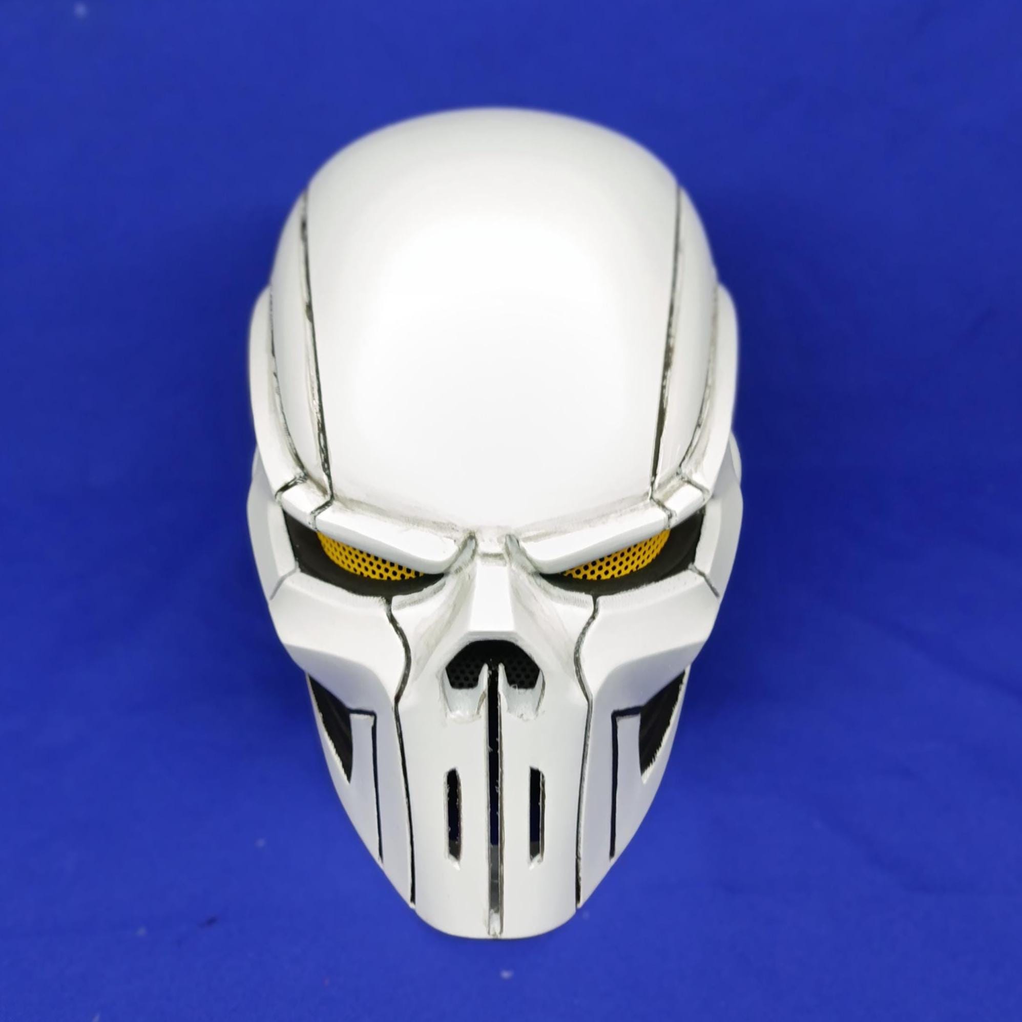 Taskmaster-inspired Skull Helmet – Tactical Cosplay Mask | White Sci-fi ...