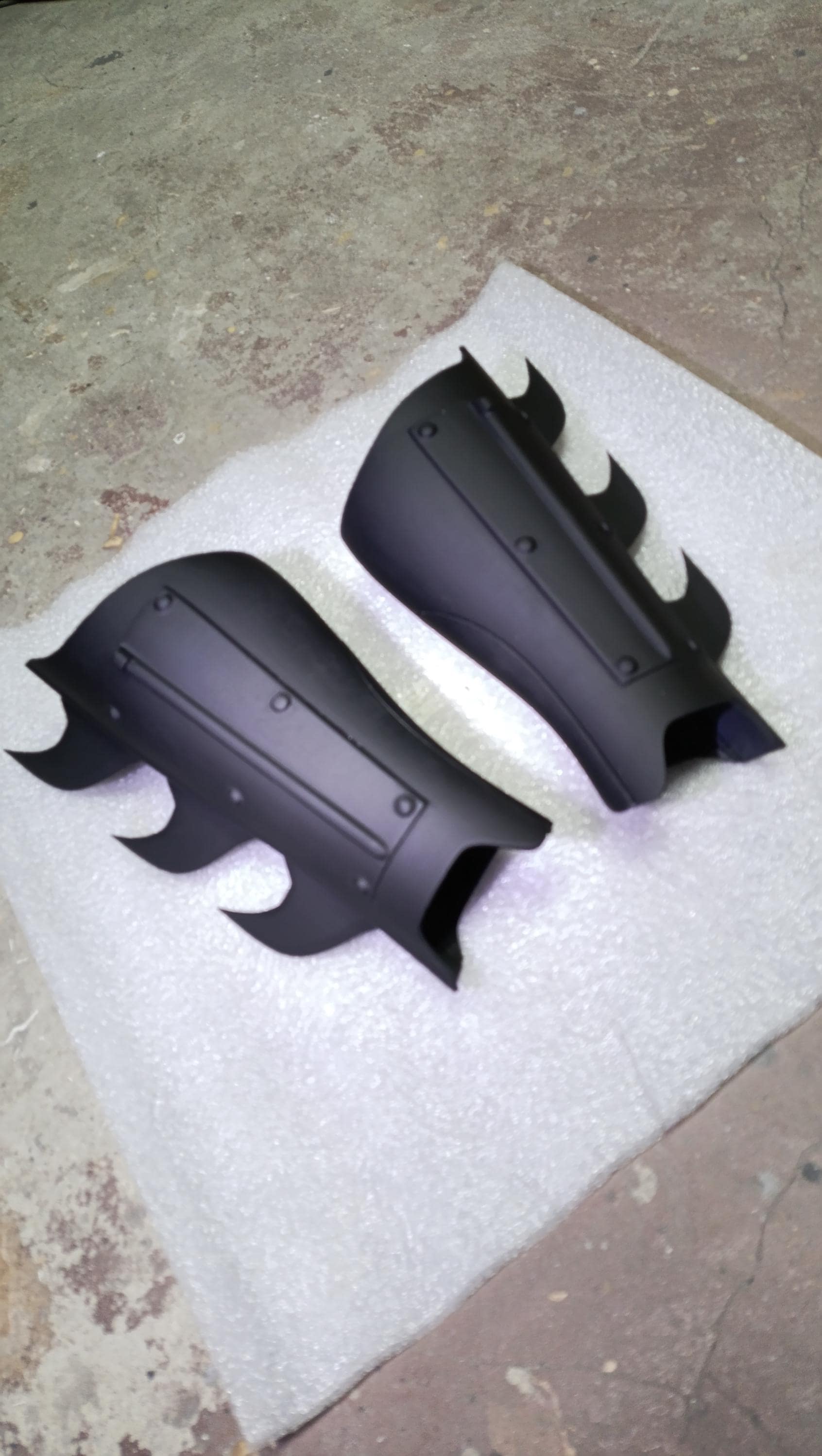 Stealth Hero Forearm Gauntlets Urban Vigilante Armor Bracers for Cosplay, LARP & Display | Gothic Costume Gear
